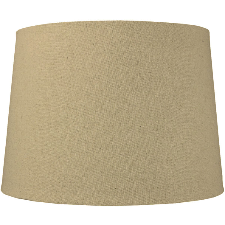 Home Concept 10'' H x 14'' W Linen Drum Lamp Shade Wayfair Canada